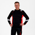 Produktbild von Engel - Cargo Sweatshirt, schwarz/rot, Gr. XL