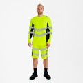 Produktbild von Engel - Safety Langarm-Shirt, gelb/schwarz, Gr. M