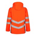 Produktbild von Engel - Safety Shellparka, orange/anthrazit grau, Gr. 6XL