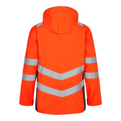 Produktbild von Engel - Safety Shellparka, orange/anthrazit grau, Gr. 6XL