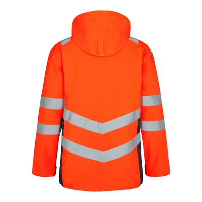 Produktbild von Engel - Safety Shellparka, orange/anthrazit grau, Gr. 6XL