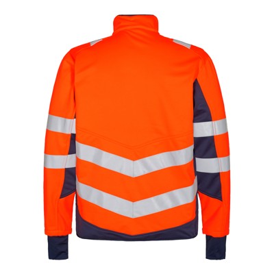 Produktbild von Engel - Safety Softshelljacke, orange/blue ink, Gr. 5XL