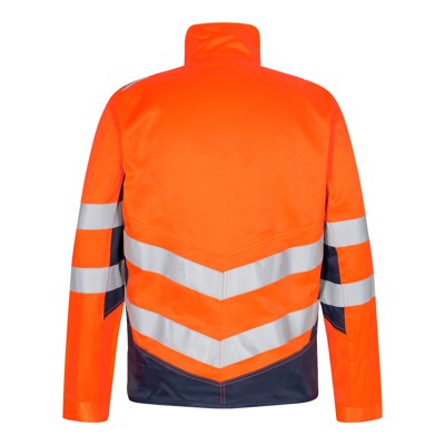 Produktbild von Engel - Safety Light Arbeitsjacke, orange/blue ink, Gr. 3XL