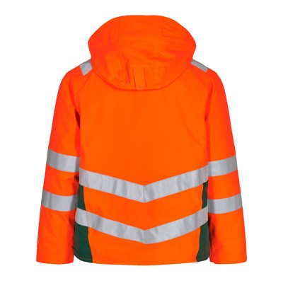Produktbild von Engel - Safety Damen Winterjacke, orange/grün, Gr. XS