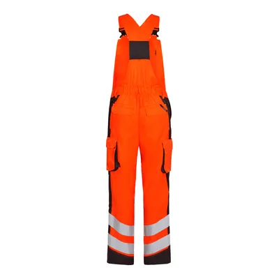 Produktbild von Engel - Safety Light Latzhose, orange/anthrazit grau, Gr. 72