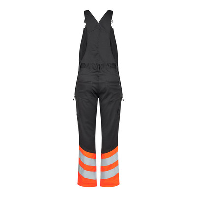 Produktbild von Engel - Safety Latzhose, anthrazit grau/orange, Gr. 54