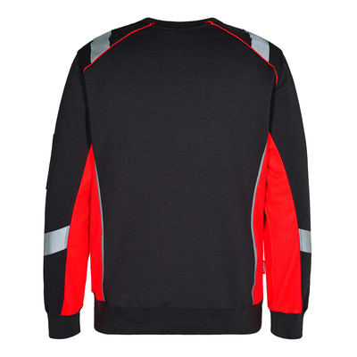 Produktbild von Engel - Cargo Sweatshirt, schwarz/rot, Gr. XL