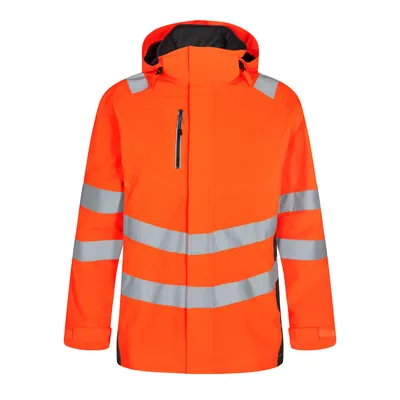 Produktbild von Engel - Safety Shellparka, orange/anthrazit grau, Gr. 6XL
