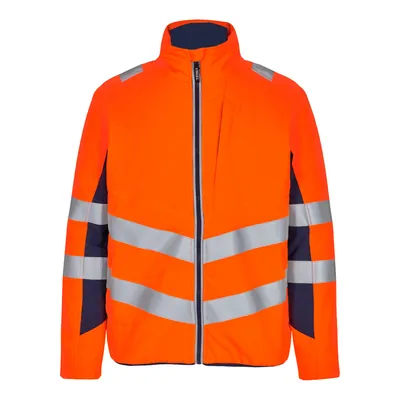 Produktbild von Engel - Safety Stepp-Jacke, orange/blue ink, Gr. M