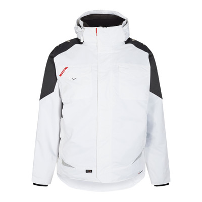 Engel Galaxy Winterjacke, Weiss/anthrazit Grau, Gr. 3XL