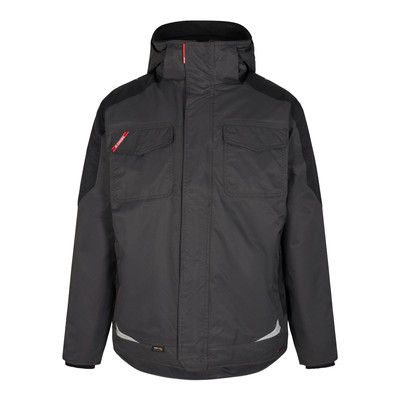 Engel Galaxy Winterjacke, Anthrazitgrau/schwarz, Gr. 4XL