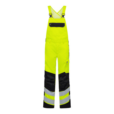 Produktbild von Engel - Safety+ Latzhose, gelb/schwarz, Gr. 24