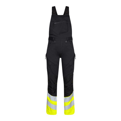 Produktbild von PORTWEST Warnschutzhose DX 437 – Winterlatzhose Gefüttert, Gelb/schwarz, Unisex, EN 20471 Klasse 1