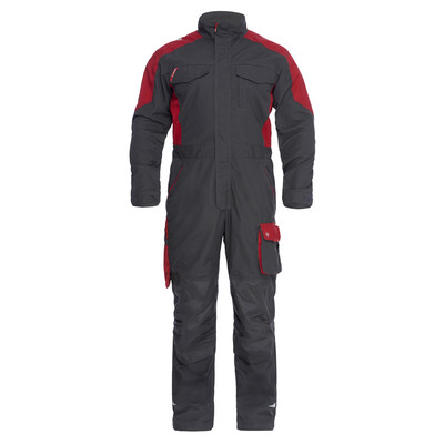 Engel Galaxy Overall, Anthrazit Grau/tomato Red, Gr. M