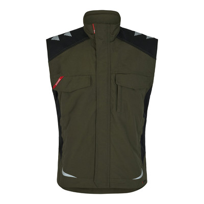 Engel Galaxy Serviceweste, Forest Green/schwarz, Gr. 4XL