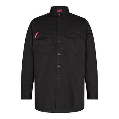 Produktbild von Engel - Extend langärmliges Herrenhemd, schwarz, Gr. 39/40