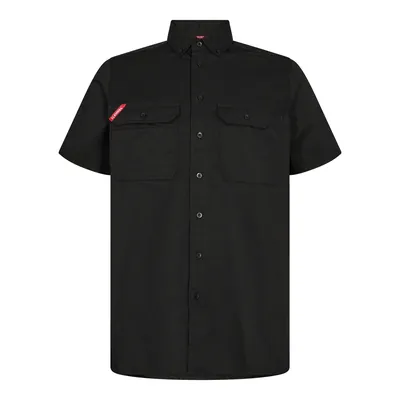 Produktbild von Engel - Extend kurzärmliges Herrenhemd, schwarz, Gr. 41/42