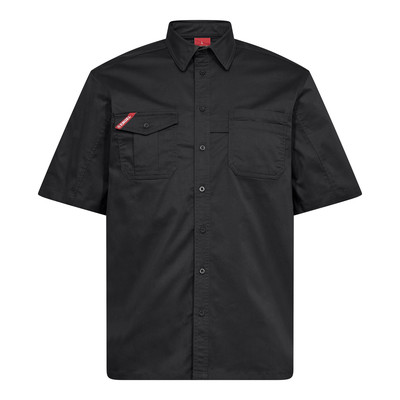 Engel Extend Kurzärmliges Arbeitshemd Mit Stretch, Anthrazit Grau, Gr. 4XL