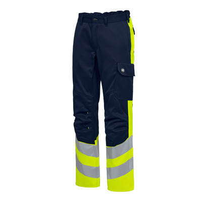 Produktbild von Engel - Safety+ Hose, blue ink/gelb, Gr. 52