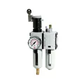 Produktbild von RIEGLER - Wartungseinheit 2-tlg. »FUTURA«, PC, BG 4, G 1, 0,5 - 8 bar, VA (FU 6