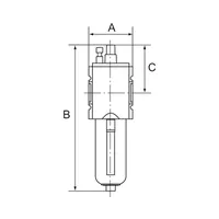 Produktbild von RIEGLER - Nebelöler »FUTURA«, Polycarbonatbehälter, Schutzkorb, BG 1, G 1/4 (FU