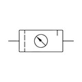 Produktbild von RIEGLER - WE 3-tlg. »FUTURA-mini«, Metallb., Kompaktmano., G 1/4, 0,1-4, VA (FU