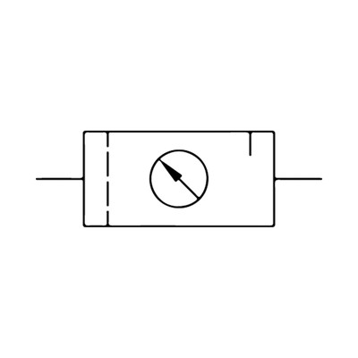 Produktbild von RIEGLER - WE 3-tlg. »FUTURA-mini«, Metallb., Kompaktmano., G 1/4, 0,1-4, VA (FU
