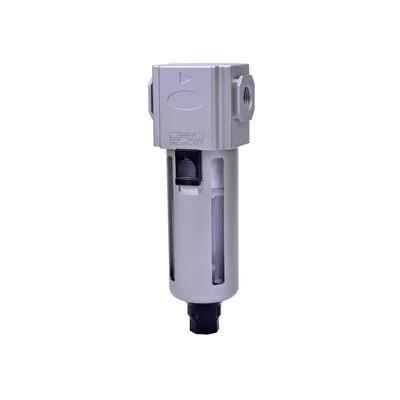 Produktbild von RIEGLER - Filter »GA«, PC-Beh., Schutzkorb, 5 µm, BG 300, G 3/8, Ablass: HA (GA