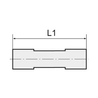 RIEGLER Gerader Schlauchverbindungsstutzen, für Schlauch LW 19 mm, POM (34.418) Produktbild