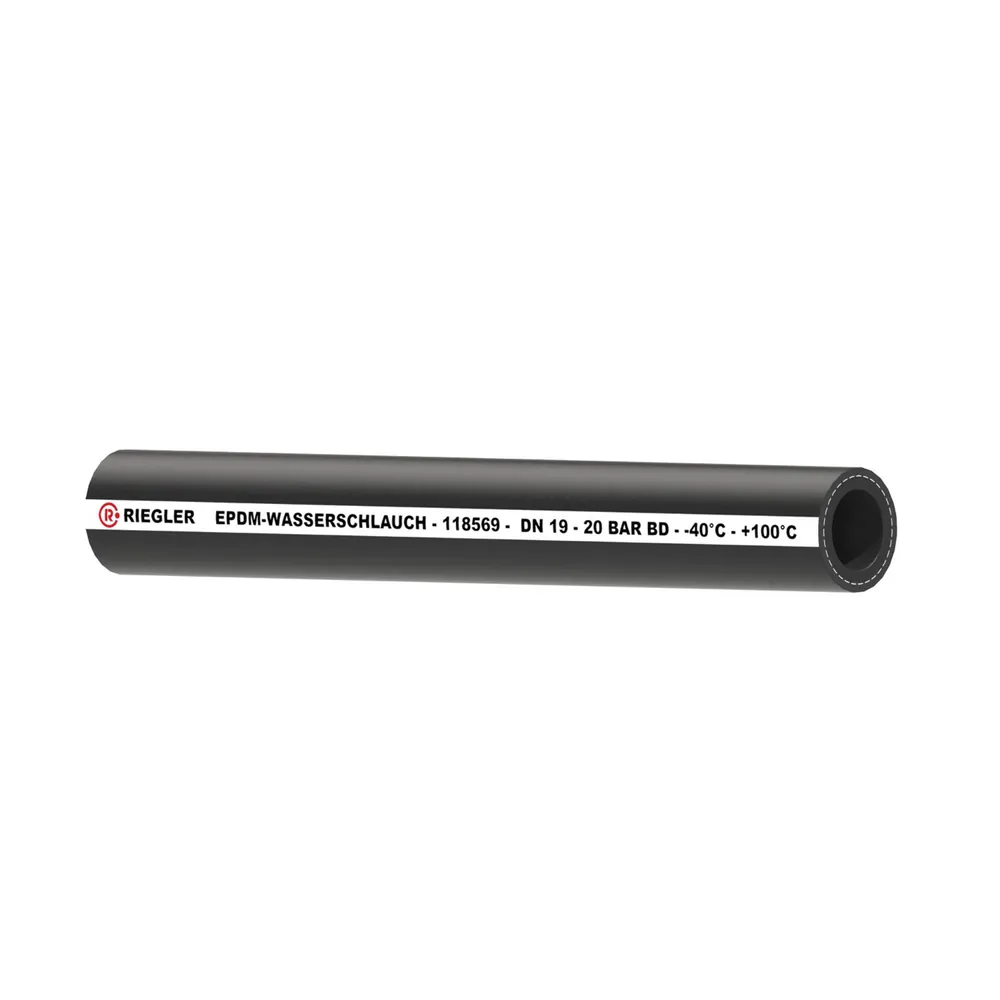 RIEGLER Industrieschlauch für Salz- und Heißwasser, EPDM, ø 27x19, 40 m (HWS27X19) Produktbild img1 L