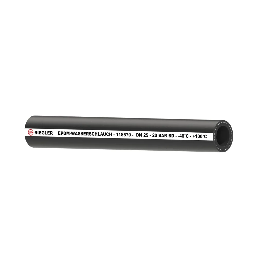 RIEGLER Industrieschlauch für Salz- und Heißwasser, EPDM, ø 34x25, 40 m (HWS34X25) Produktbild img1 L