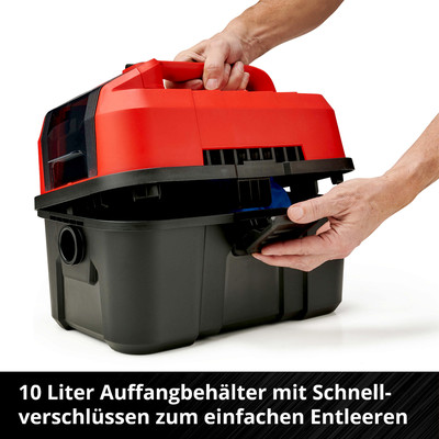 Produktbild von Einhell - Akku-Nass-Trockensauger TE-VC 18/10 Li-Solo