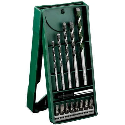 Produktbild von Bosch - Mini-X-Line-Universalbohrer-Set, 14-teilig, 1 Universalhlater magnetisc