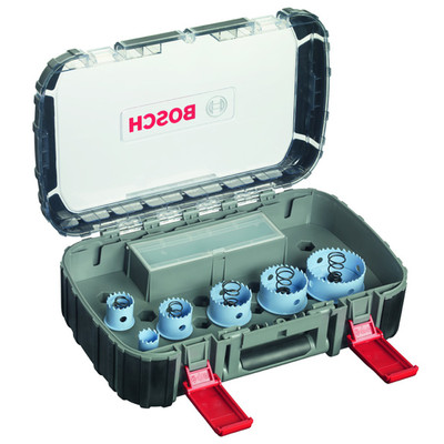 Bosch 9-tlg. Sheet Metal Lochsägen-Set Für Elektriker, 22–64 mm