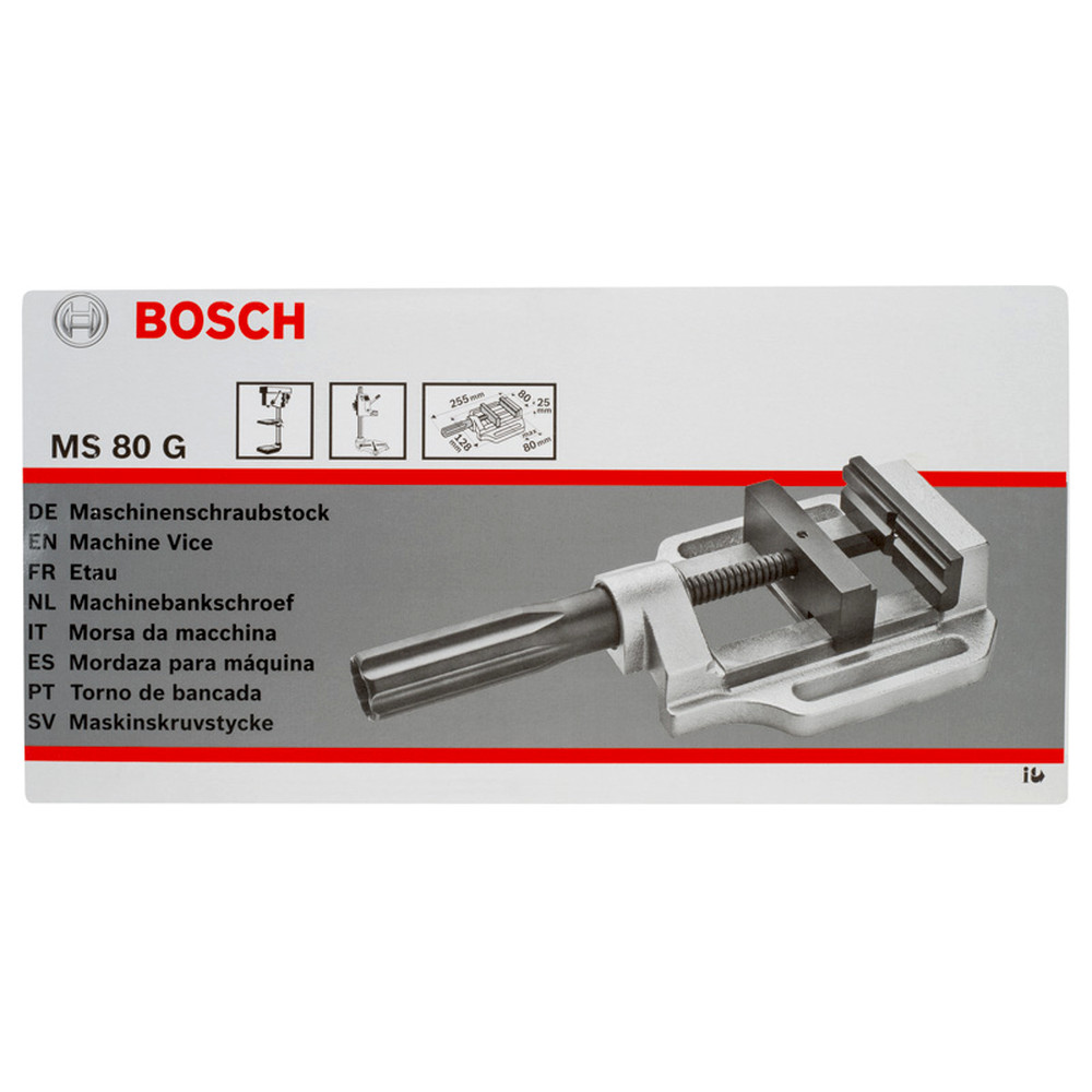 Bosch Maschinenschraubstock MS 80 G, 100 mm, 80 mm, 80 mm Produktbild img2 L
