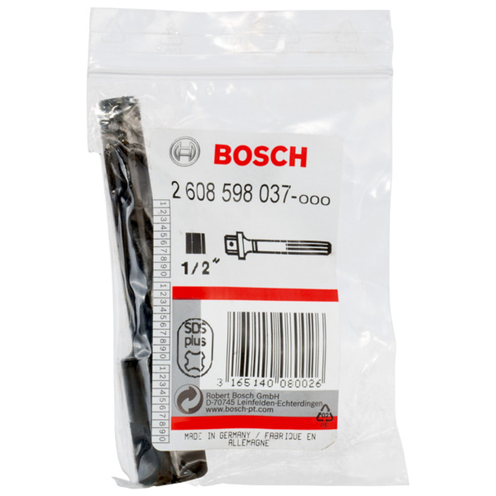 Bosch Adapter SDS plus auf 1/2-Zoll Außenvierkant Produktbild img2 L