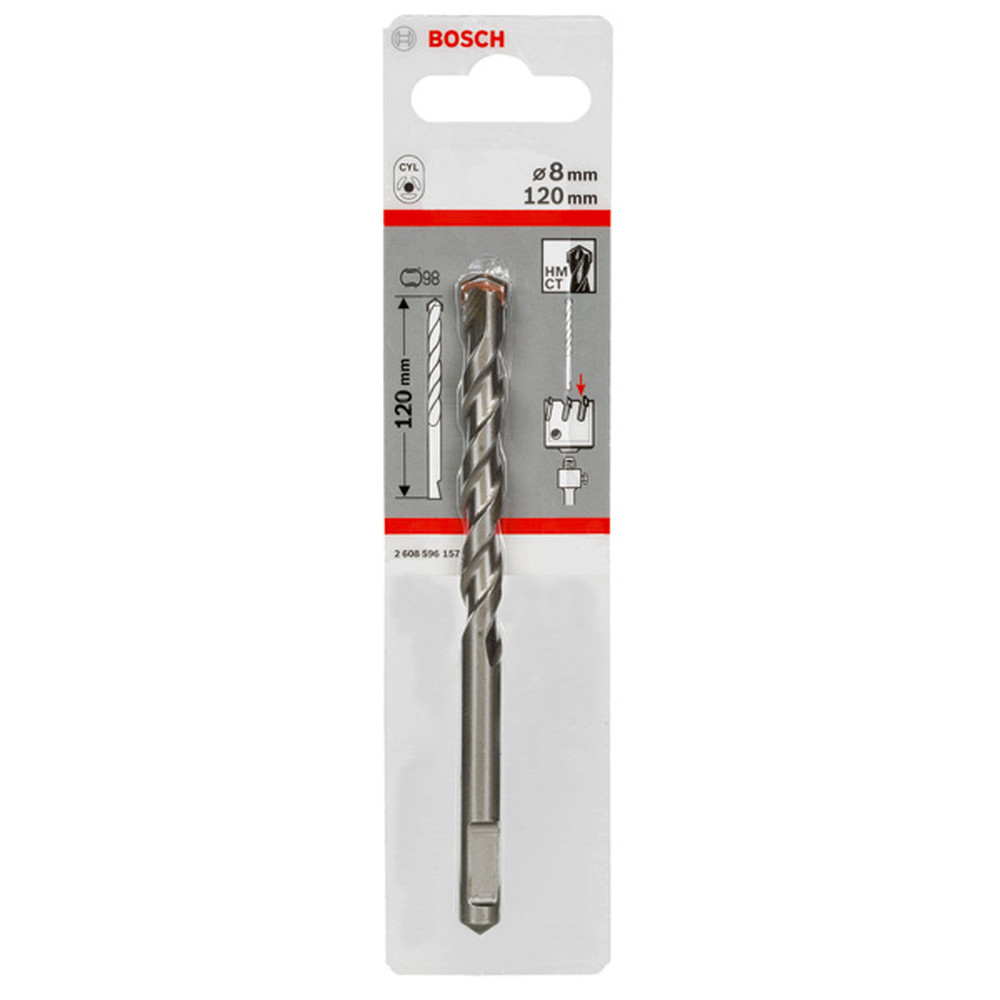 Bosch Zentrierbohrer f. Aufnahmeschaft für Sechskantadapter und SDS plus, 8 mm, 120 mm Produktbild img2 L
