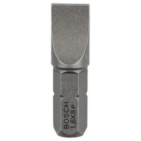 Produktbild von Bosch - Schrauberbit Extra-Hart, S 1,6 x 8,0, 25mm, 3er-Pack (2607001471)