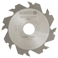 Produktbild von Bosch - Scheibenfräser ø105 x ø22 x 4mm, 8 Zähne (3608641013)