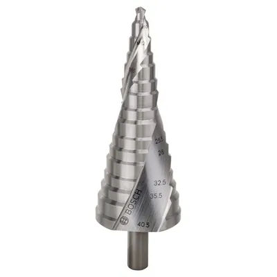 Produktbild von Bosch - Stufenbohrer HSS, für Kabelverschraubungen, M10-M40, 10 mm, 125,5 mm, 1