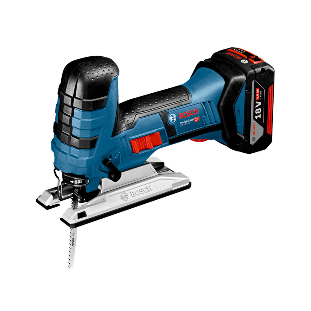 Bosch Akku-Stichsäge GST 18V-LI S, in L-BOXX 136 mit Spanreißschutz Produktbild img2 L