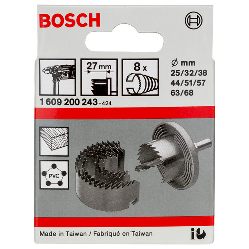 Bosch Lochsägen-Set, 8-tlg., 25–68 mm Produktbild img2 L