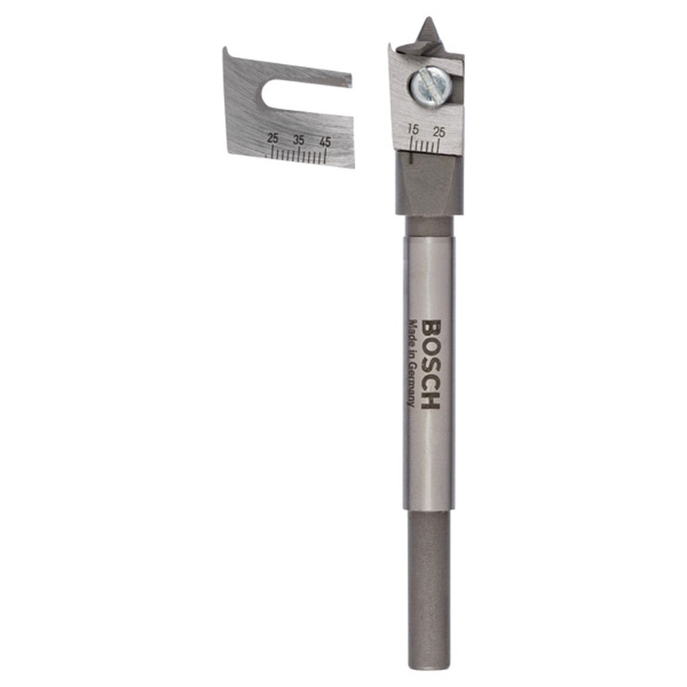 Bosch Flachfräsbohrer, verstellbar, Sechskant 15 - 45 mm, 25 - 45 mm, 120 mm Produktbild img1 L