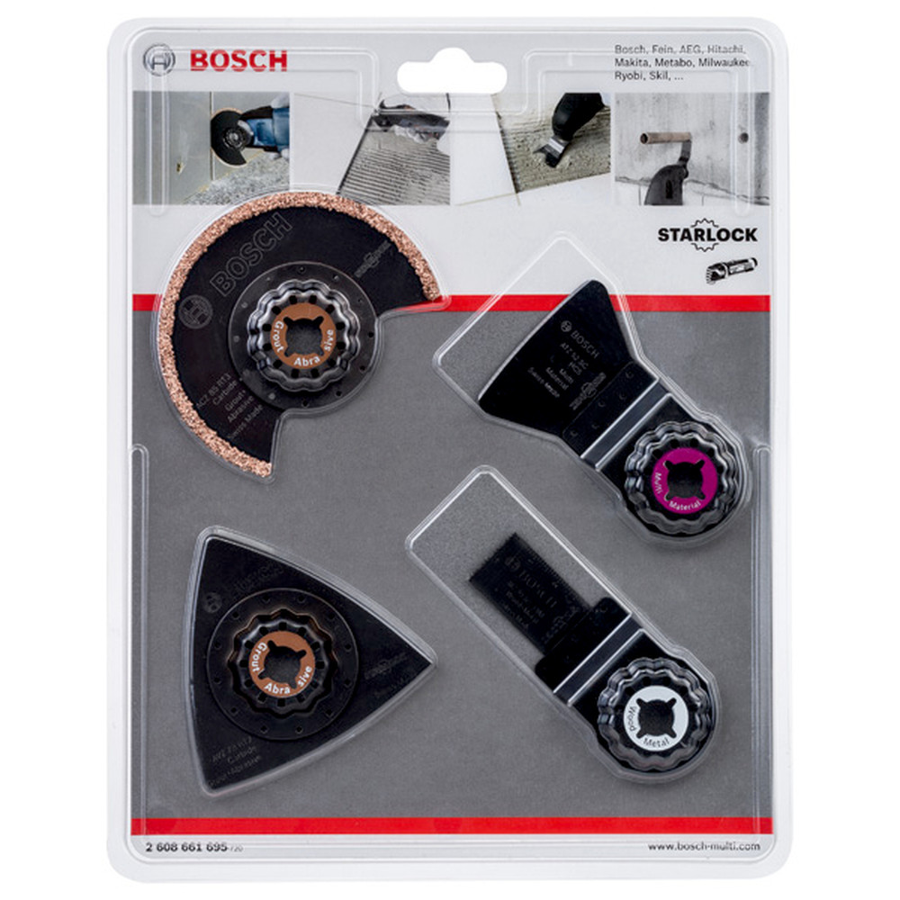 Bosch Starlock Fliesen-Set für Multifunktionswerkzeuge, 4-teilig Produktbild img2 L
