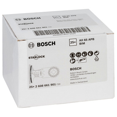Produktbild von Bosch - BiM Tauchsägeblatt a 25 Stück AIZ 65 BB (2608661901)