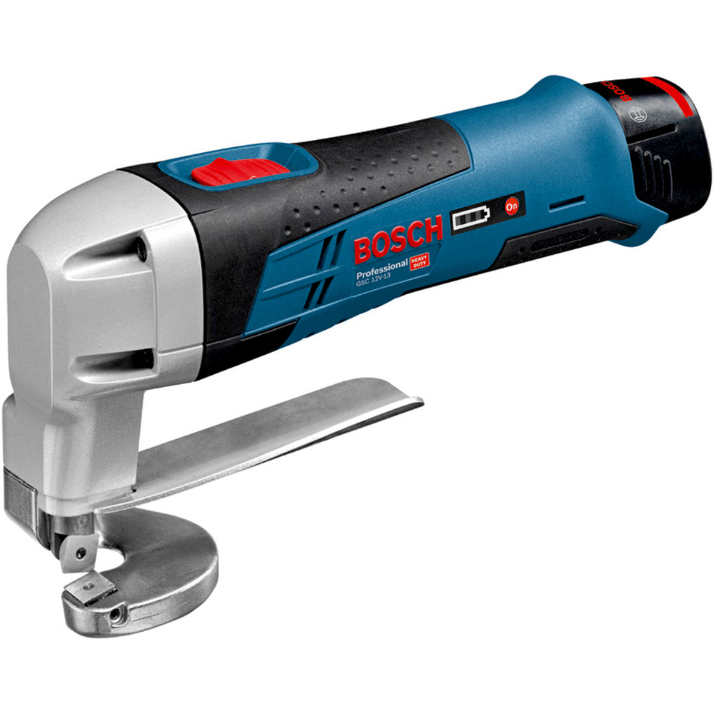 Bosch Akku-Blechschere GSC 12V-13, mit 2 x 2.0 Ah Li-Ion Akku, L-BOXX Produktbild img1 L