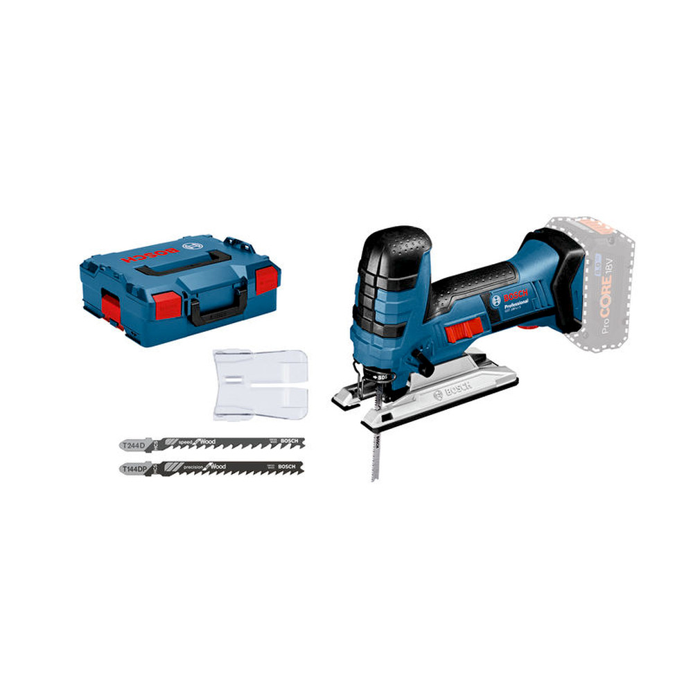 Bosch Akku-Stichsäge GST 18V-LI S, in L-BOXX 136 mit Spanreißschutz Produktbild img1 L
