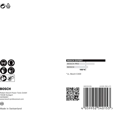 Produktbild von Bosch - EXPERT M480 Schleifnetz für Exzenterschleifer, 125&nbsp;mm, K 240, 5&nbsp;Stück