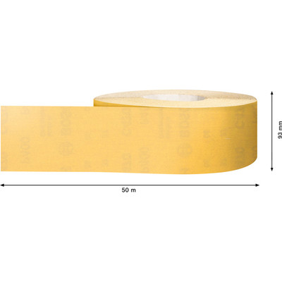 Produktbild von Bosch - EXPERT C470 Schleifpapierrolle zum Handschleifen, 93&nbsp;mm x 50&nbsp;m, K 400