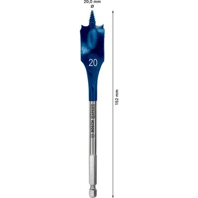 Produktbild von Bosch - EXPERT SelfCut Speed Flachfräsbohrer, 20 x 152 mm